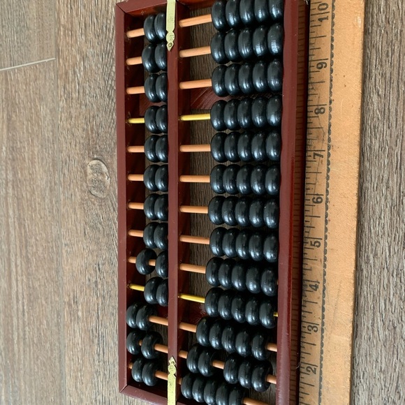 Vintage Abacus with Black Beads - Picture 6 of 6